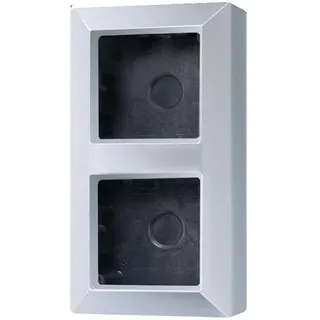 Jung AS582AAL Aufputz-Kappe 2-fach aluminium