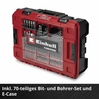 Einhell Professional Akku-Schlagbohrschrauber Mobile Werkstatt TP-CD 18/70 Li-i BL+70 Set