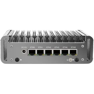 ANDAQI Micro Firewall Appliance, Mini PC, PFSense, Mikrotik, OPNsense, VPN, Router PC, I5 1135G7, RJ17, AES-NI, 6 x 2.5GbE I226-V LAN, COM, HDMI, SIM Slot, 0 RAM, 0 Storage, Barebone No System