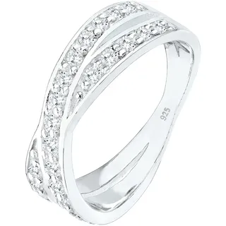 Elli Ring Silber | weiß 58