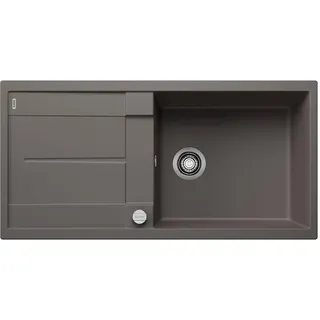 Silgranit Vulkangrau 1000 x 500 mm Drehknopfventil