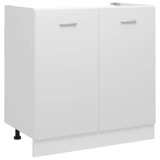 vidaXL Unterschrank Spülenunterschrank 80 x 46 x 81,5 cm Weiß
