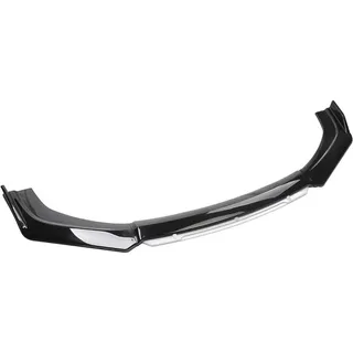 THNIKK Auto Frontlippe Frontspoiler für Opel Astra J 2009-2015, Frontstoßstange Bumper Spoiler Separator Splitter Lippe Diffusor Flügel Exterieur Zubehör,Black White
