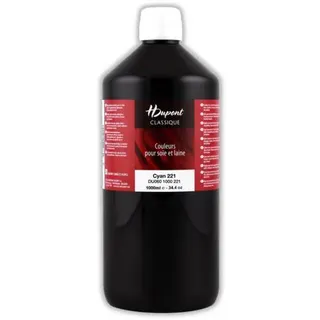 H Dupont H Dupont classique 1L, Seidenmalfarbe, Cyanblau - Cyan DU0601000221C