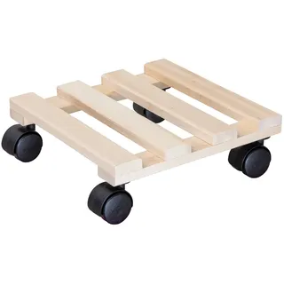 Wagner Pflanzenroller Paletti GH 0330 Holz 28 cm x 28 cm x 8 cm