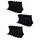 Tennissocken 18er Schwarz 47-49