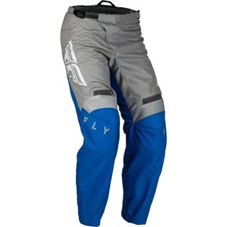 FLY RACING F-16 S23, Textilhose - Blau/Grau - 34