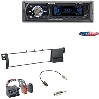 Caliber DAB+ BT USB Radio+Rund-PIN Adapter+Blende für BMW 3er E46 03/98-02/05