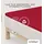 Baumwolle 120 x 200 - 130 x 220 cm red deep