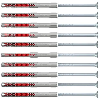 Fischer Langschaftdübel duoxpand 10 x 120 T Senkkopfschraube - 10 Stück - 562157