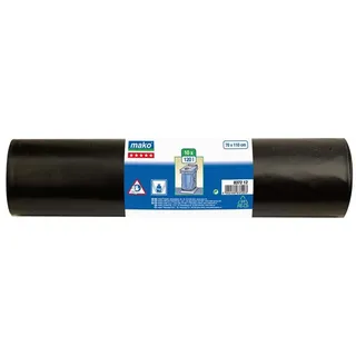 Mako Müllsäcke PREMIUM 120 l, LDPE, extra stark, 10 Stück auf Rolle