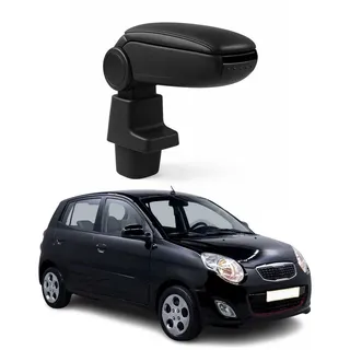 Omac Armlehne für Kia Picanto 2011-2017 Schwarz