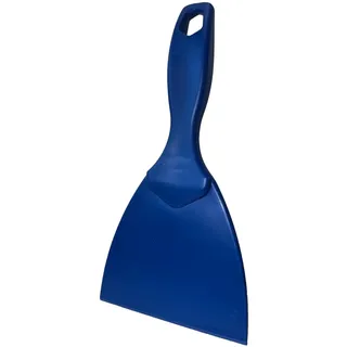 Teigspachtel | starr 10 cm | Teigschneider Teigspatel Küchenspatel Dough Scraper für Pizza, Brot und Teig (Blau)