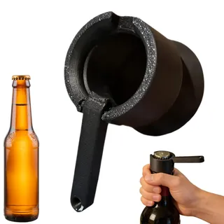 Bottle Cap Laūncher Openeř - Open Pop Launch | Multi-Functional Beer Wine Opener With Cap Launcher | For Bartenders Parties Home, Fun Way To Open Bottles Compact