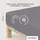 Baumwolle 120 x 200 - 130 x 220 cm gray mid