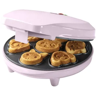 Bestron Waffeleisen Mini-Cookies-Maker Rosa