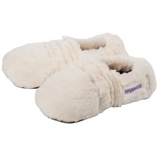 Warmies Slippies Deluxe creme Plush Gr. 36-40