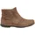 Damen Oxford-Stiefel Steinfarben 39 Weit