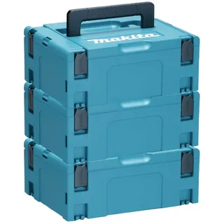 Makita Makpac Gr. 2 3er Set blau