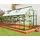 Alu grün Polycarbonat 0,7 mm/Dach HKP 4 mm 7,9 m2 inkl. Fundament