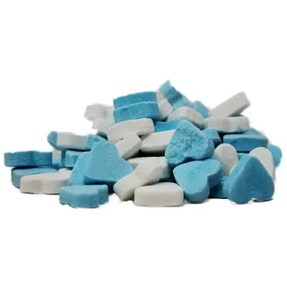 fruchtgummi bären & co. blau Weisse Herzen fruchtig süsse Herzen mit Fruchtgeschmack 175g