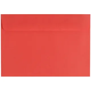Stylex 25 farbige Briefumschläge / Din C6 / Farbe: rot