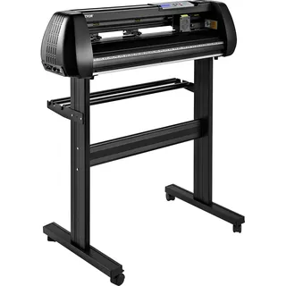 Vevor Schneideplotter 720 mm Schnittbreite Plottermaschine, 20 - 800 mm / s Folienschneider, 3 Klingen Folienplotter Cutting Plotter Foliendrucker mit Signmaster Software für Schilder & Dekorationen