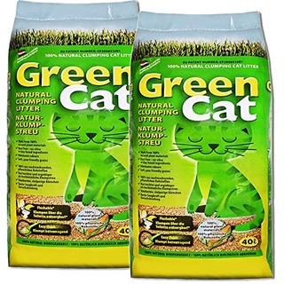 Green Cat Natur-Katzenklumpstreu 2X 40L (80L)