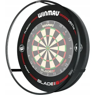 WINMAU Dartboard-Beleuchtung Bundle "Plasma + Surround Black 4305",schwarz,