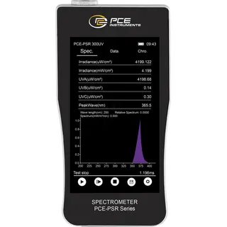 pce instruments deutschland gmbh PCE Instruments Spektrometer PCE-PSR 300UV