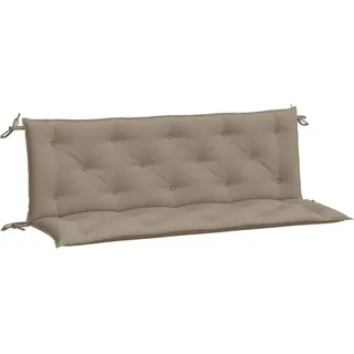 vidaXL Gartenbank-Auflagen 2 Stk. Taupe 150x50x7 cm Oxford-Gewebe