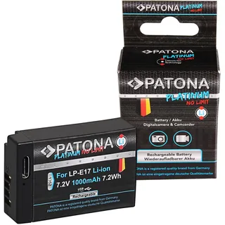 PATONA Platinum Akku mit USB-C Input Canon LP-E17