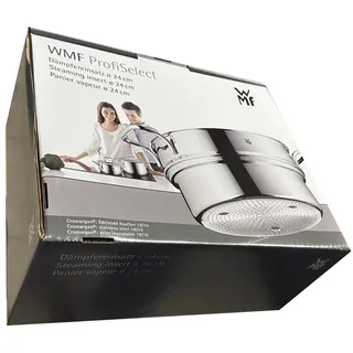 WMF Dämpfereinsatz 24 cm, Gemüse-/ Kartoffeldämpfer, Cromargan Edelstahl poliert, spülmaschinengeeignet