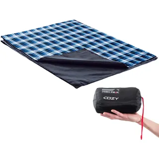 High Peak Cozy Picknickdecke blau 180 x 0 cm