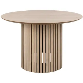 VCM DAHEIM Esstisch Linley Ø 120 cm Holz Braun
