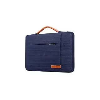 Lacdo 360° Rundumschutz Laptop Tasche Schutzhülle für 15.6 Zoll Lenovo V15/IdeaPad, Huawei MateBook D 15, 15.6 Zoll ASUS Vivobook Pro/ZenBook Pro, Acer Aspire 15, HP Envy 15, Dell Inspiron 15, Blau