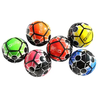 Lisaro Mini Fußball I Hochwertiger Mini-Ball I Fußball Größe 1 I Kleiner Fussball I Outdoor-Fussball Umfang 36 cm. pro -Stück