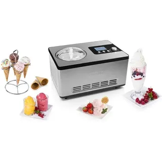 Princess - Eismaschine deluxe mit Kompressor für 2 Liter leckeres Eis - 180 Watt