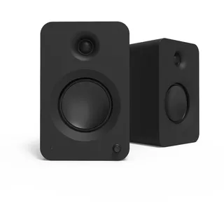 Kanto REN 200W Powered Speaker System with HDMI ARC Input for TV & Home Theater | USB-C and Bluetooth 5.3 | High/Low Pass Filter | Pair | Matte Black