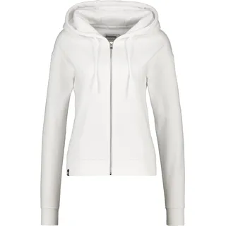 Alife & Kickin Sweatjacke ALIFE & KICKIN "Damen RanaAK A", Damen, Gr. XL, weiß (brilliant weiß), 80% Baumwolle, 20% Polyester, Sweatjacken Sweatjacke, Hoodie mit Reißverschluss und Kapuze, Kapuzensweatjacke