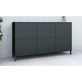 borchardt Möbel Kommode »Haama«, Breite 139 cm schwarz