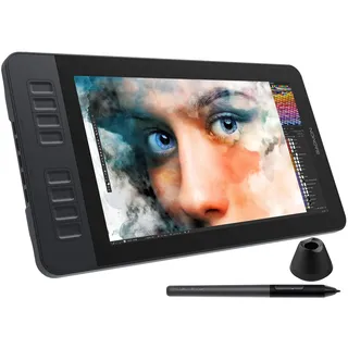GAOMON PD1161 Grafiktablett mit Display, Digitales Kunsttablett mit batterielosem Stift, Neigung, 8 Schnelltasten für Malen, Design, Bearbeitung, 11,6-Zoll-Zeichentablett für Mac, Windows PC