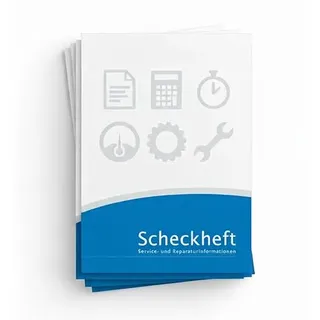 Lobsing KFZ Servicehefte Vorteilspack (50 Stück) - Universal Scheckhefte FÜR ALLE KFZ Hersteller geeignet, kompaktes DIN A5 Format, blanko und neu [Made in Germany]