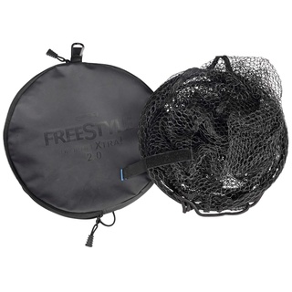 Spro Freestyle 80cm Dropnet Xtra 2.0 - Spundwandkescher für Hecht, Zander & Barsch, Kescher zum Street Fishing, Raubfischkescher zum Spinnangeln