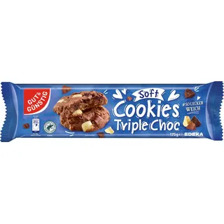 Gut&Günstig Soft Cookies Triple Choc 175 g