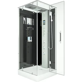 AcquaVapore Duschkabine Komplettdusche Fertigdusche Dusche 80x80 cm ohne 2k Scheiben Versiegelung