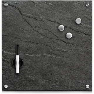 Zeller Memobord 40 x 40 cm Schwarz