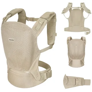 lionelo Ergonomische Babytrage Lionelo Margareet Air, atmungsaktiv, 3 Positionen
