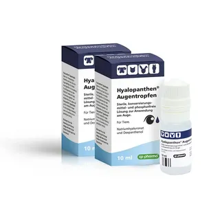 Hyalopanthen Augentropfen (Doppelpack) 2x10 ml