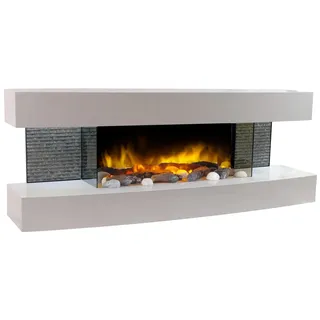 Chemin'Arte Wandkamin Lounge Weiß